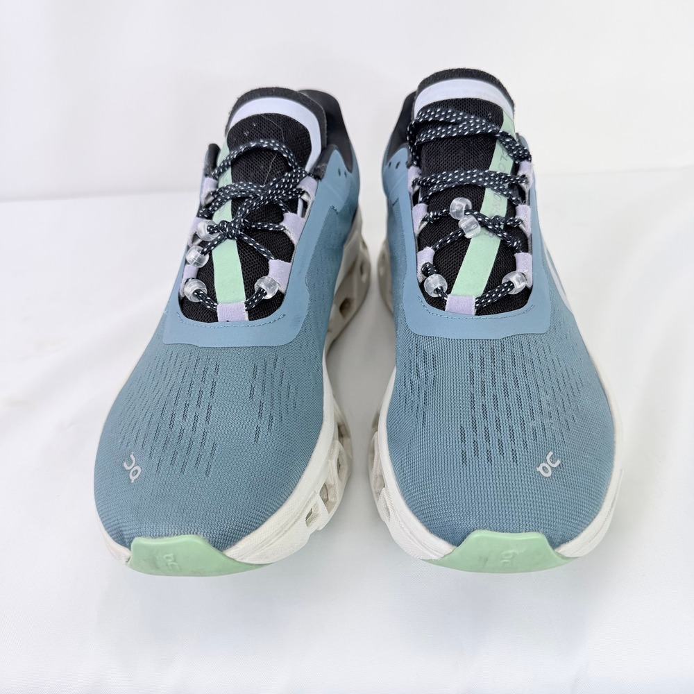 On Cloudmonster Women Slate Blue Lavender Running Shoes Sneakers Size 9.5 - Picture 4 of 9